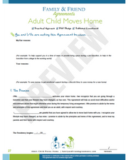 Adult Child Moves Home first page preview.