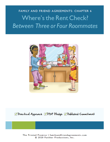 Roommate agreement cover artwork preview.