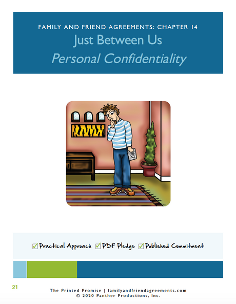 Personal Confidentiality Agreement cover art preview.