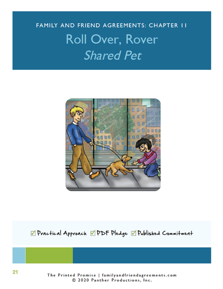Shared Pet, Pet Parenting Agreement - Fillable PDF